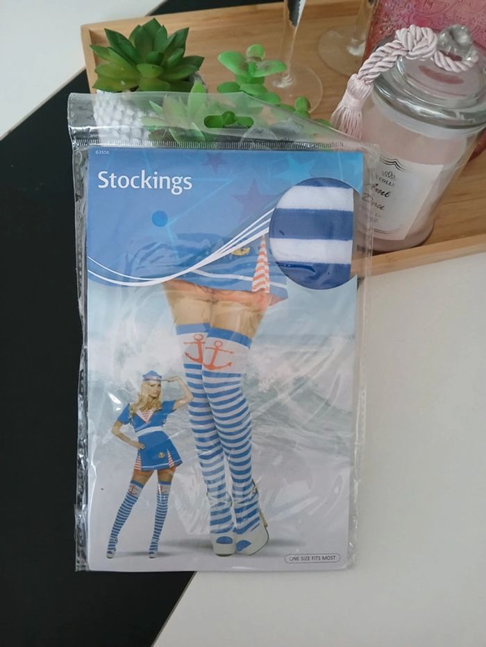 Déguisement Bas thème Marins Neuf🌿💝