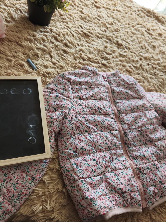 Veste fille fleurs Vertbaudet neuve 6 ans