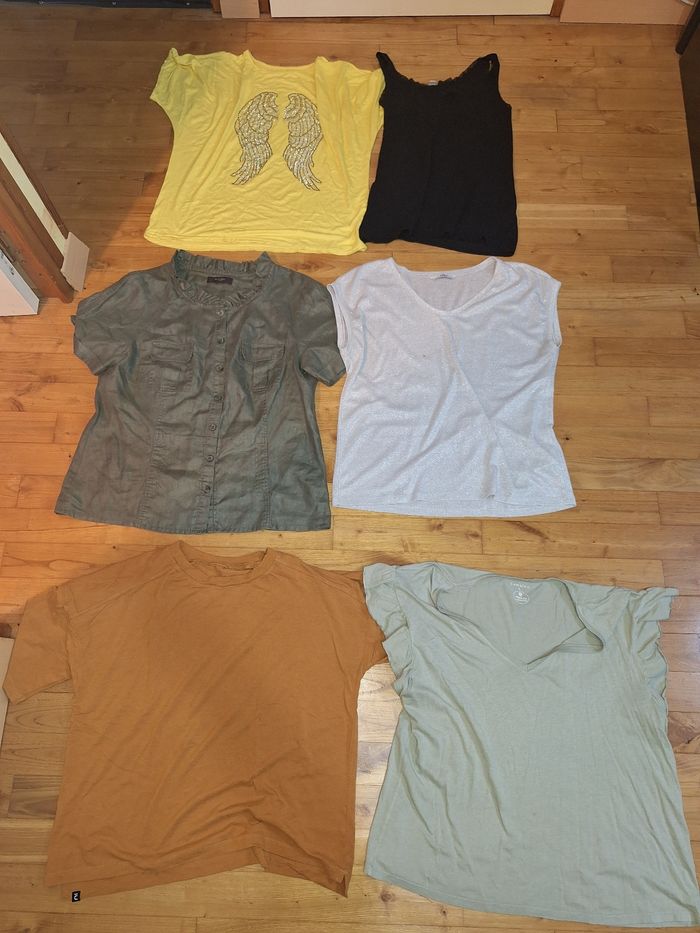 Lot 7 t-shirts  femme taille L