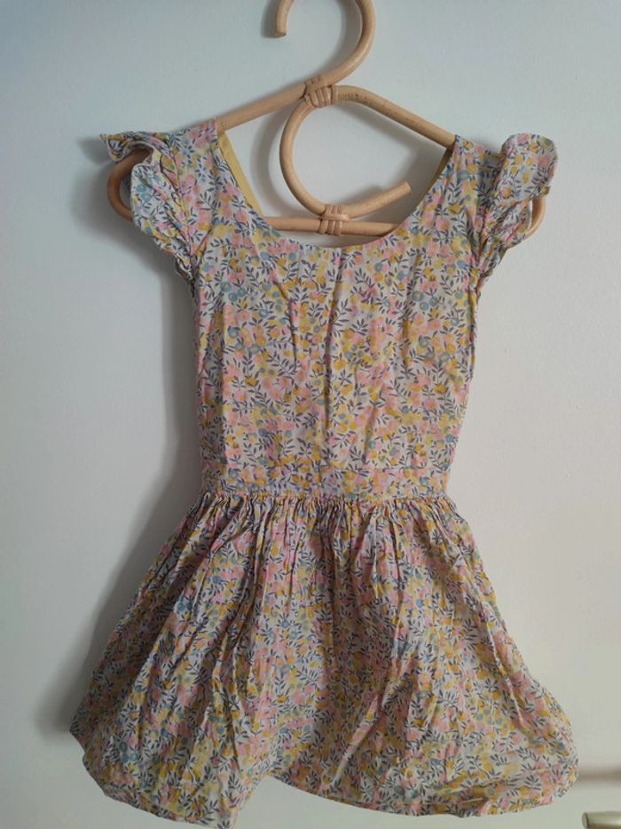 Robe dos nu liberty créatrice LDdn 36 mois