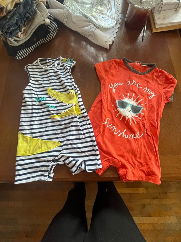 Lot de 2 barboteuses 23/24 mois