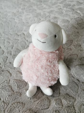 Peluche moton rose et blanc Atmosphera for kids