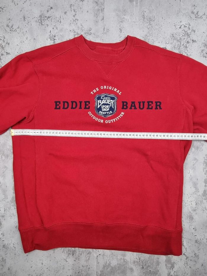 Sweat col rond Eddie Bauer rouge – Taille M Homme - photo numéro 9
