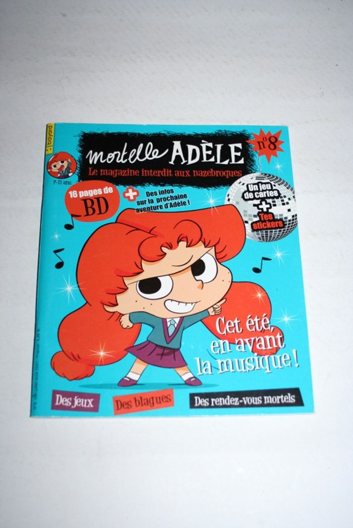 Magazine Mortelle Adèle n°8 Juin-Juillet-Août 2021