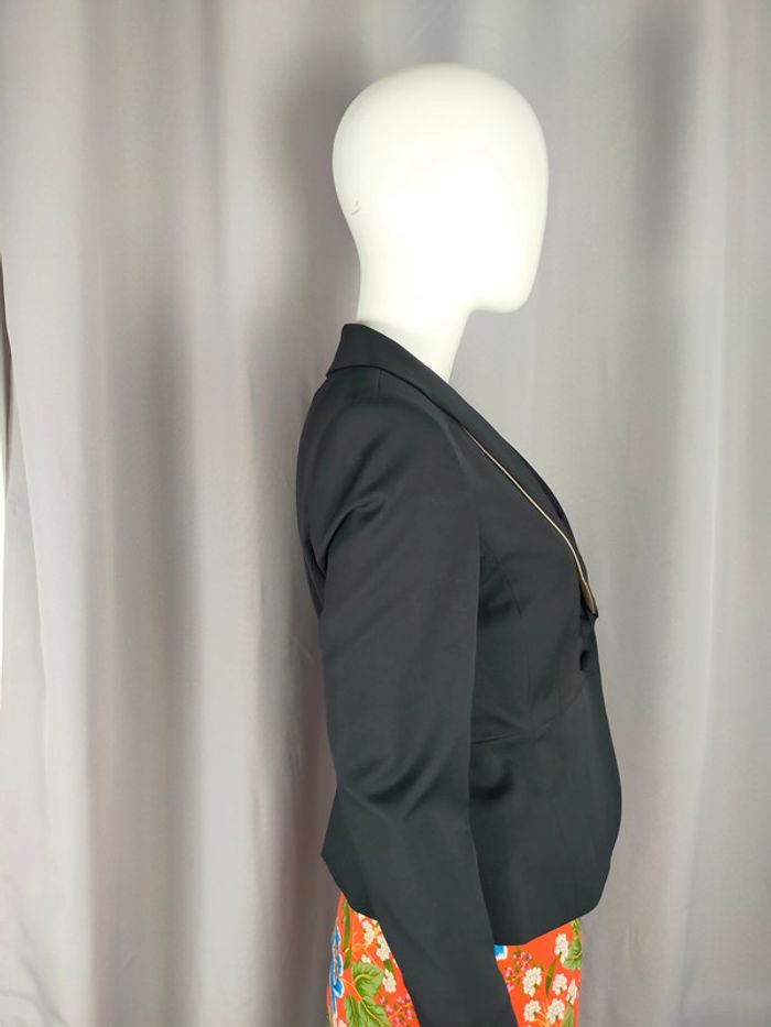 Veste tailleur noire – DE.CORP by Esprit – T. 38 - photo numéro 6