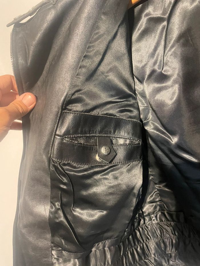 Veste style perfecto Moto vintage Harro - photo numéro 16
