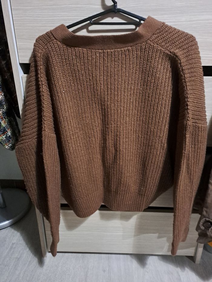 Pull marron - photo numéro 2
