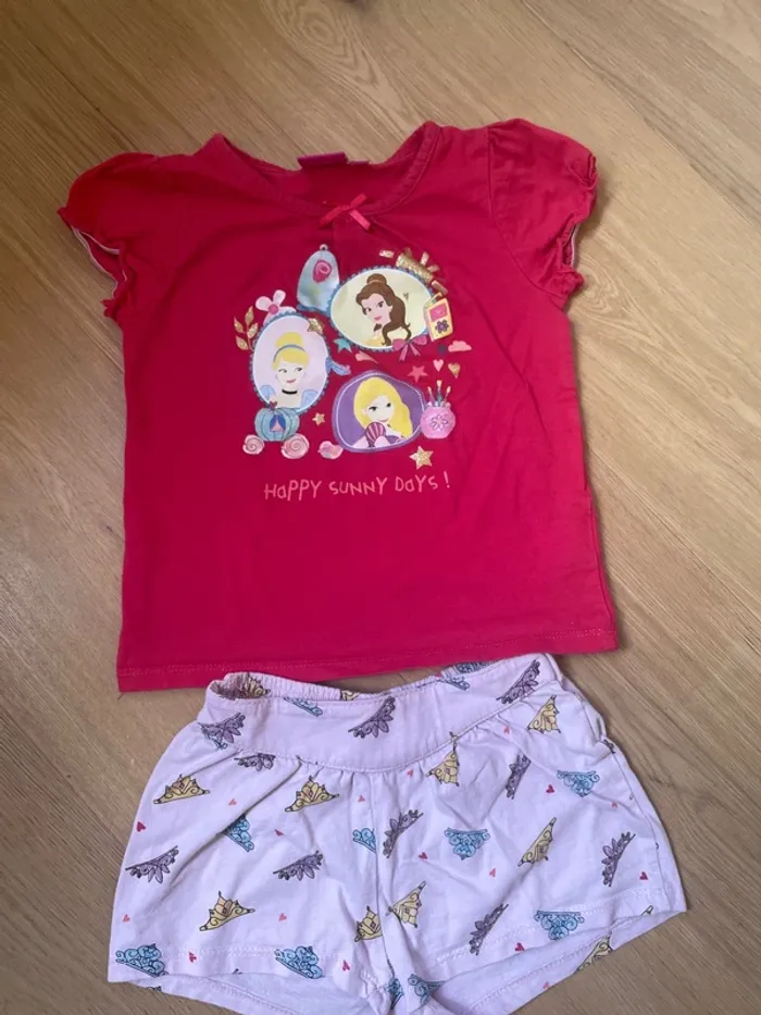 Pyjama short princesses
