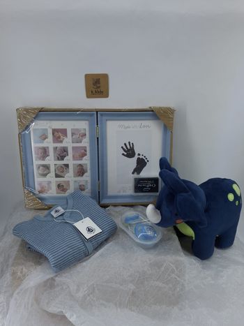 Coffret naissance Bleu Petit-Bateau/ Sergent Major