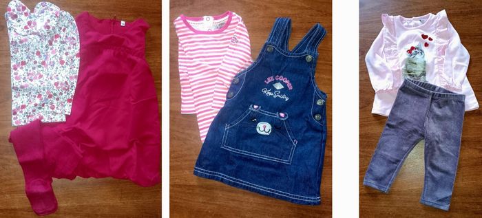 Lot vêtement fille 12 mois - 56 pièces - photo numéro 2