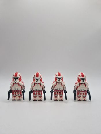 Figurines type lego 4 Clones Stone star wars