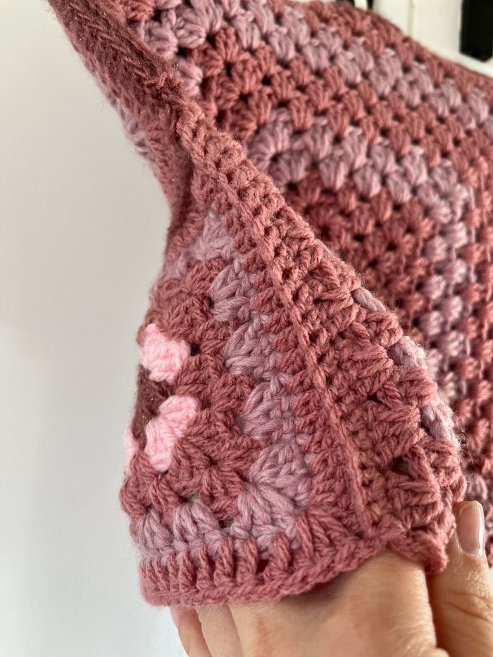 Gilet sans manches “Brume de Rose” - photo numéro 4