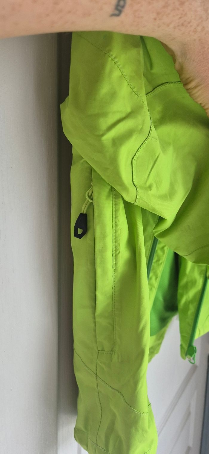 Coupe vent multi-usages multipoches vert flashy 8 ans - photo numéro 8