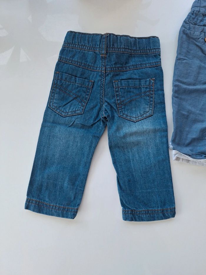 Lot 2 jeans 6 mois - photo numéro 7