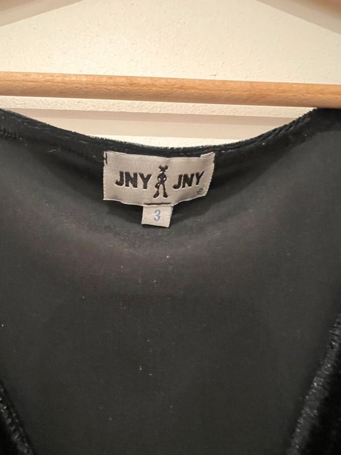 Robe en velour noire vintage Jennyfer taille 38 - photo numéro 3