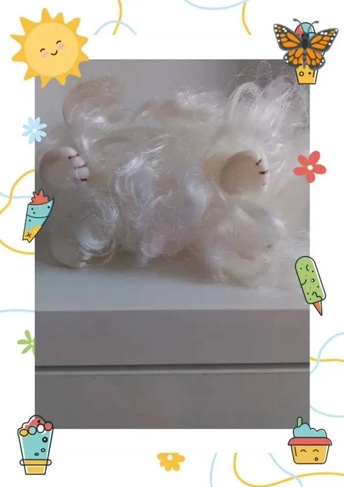 Chien à long poil vintage - photo numéro 4