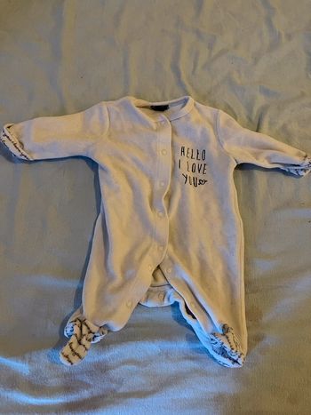 Pyjama bébé mixte Kiabi blanc