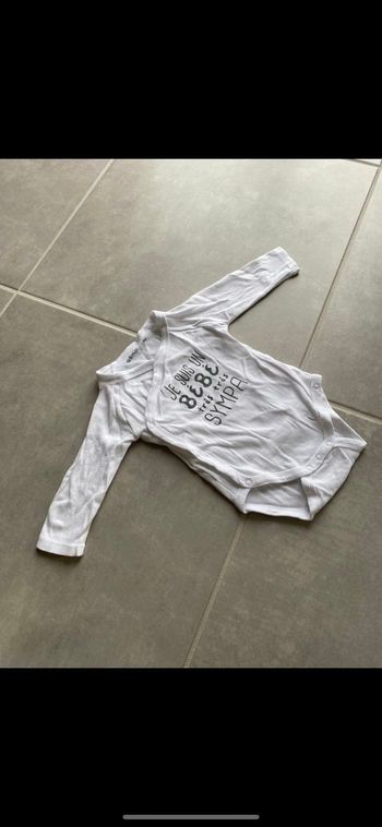 Body ventral manches longues ventral 6 mois