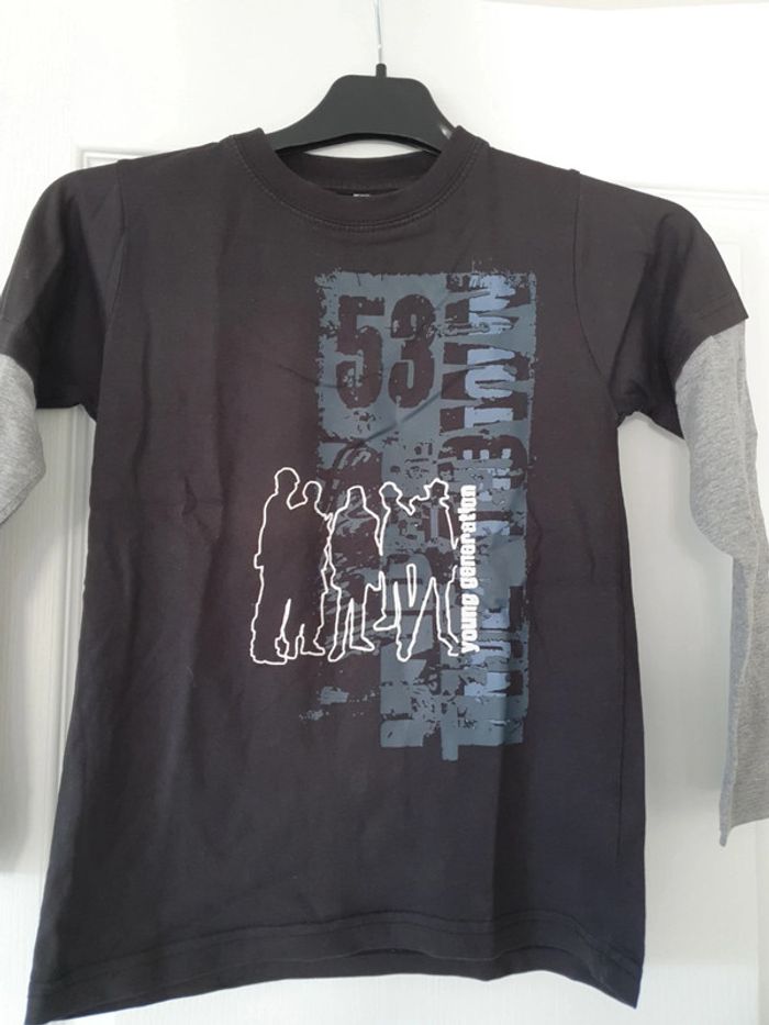 T-shirt ML garçon 8 ans LC4 - photo numéro 3