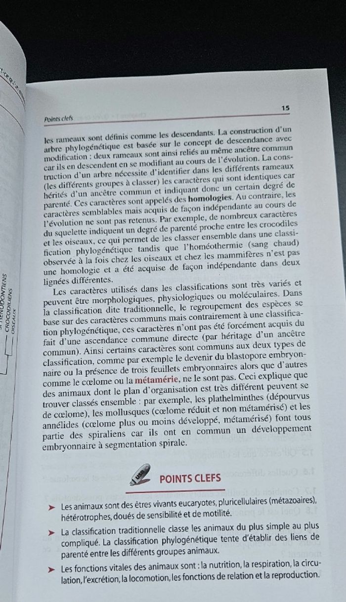 Manuel Biologie animale - Cours + QCM + QROC- Licence/Prépa/Master - photo numéro 8