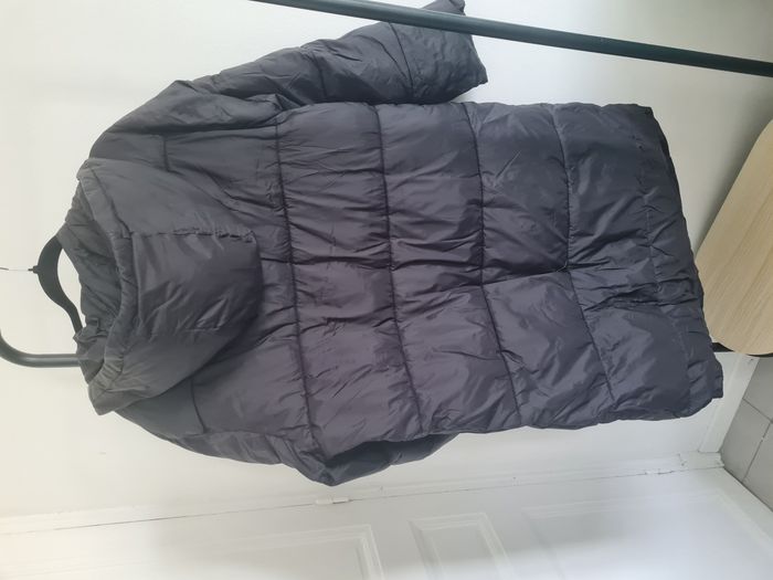 Doudoune longue noir à capuche - photo numéro 5