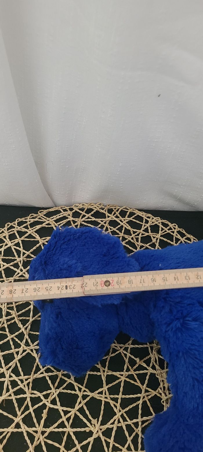Ecole des loisirs Peluche Chien Bleu - photo numéro 4