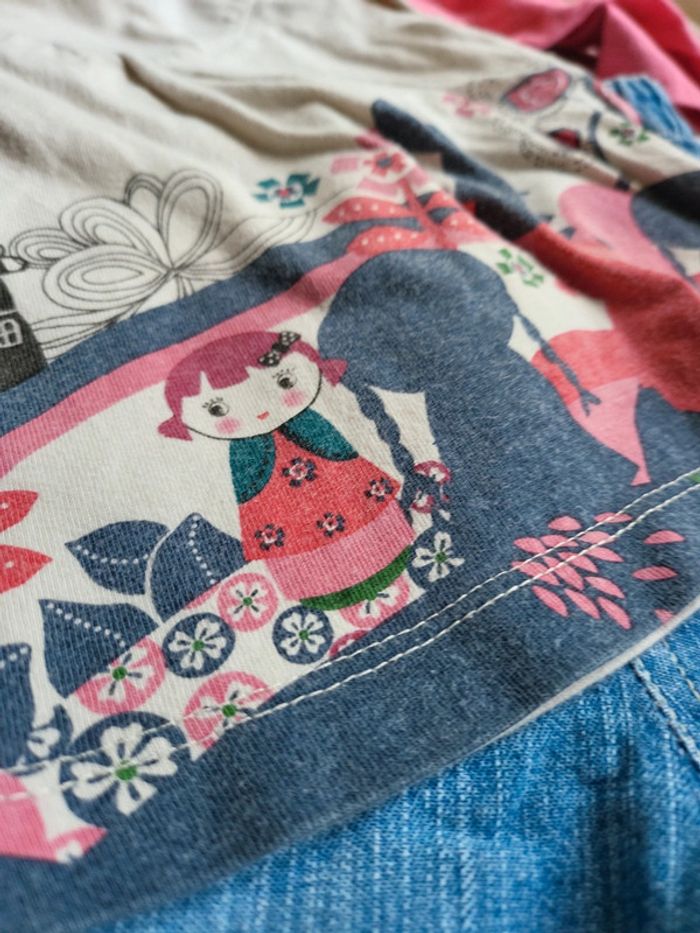 Ensemble poupée russe fleurs 18 mois - photo numéro 3
