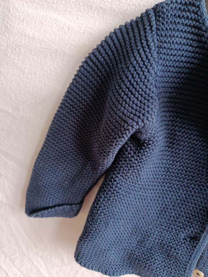 Gilet marine fille - photo numéro 4