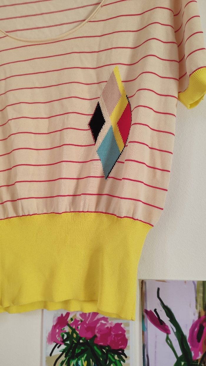 T shirt Sonia Rykiel Taille M - photo numéro 3