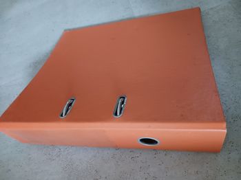 classeur orange