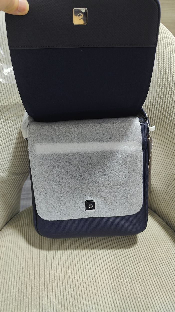 Sacoche à rabat Men's Classic Lacoste bleu - photo numéro 3