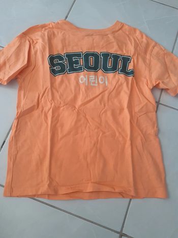 Tee-shirt manches courtes orange
