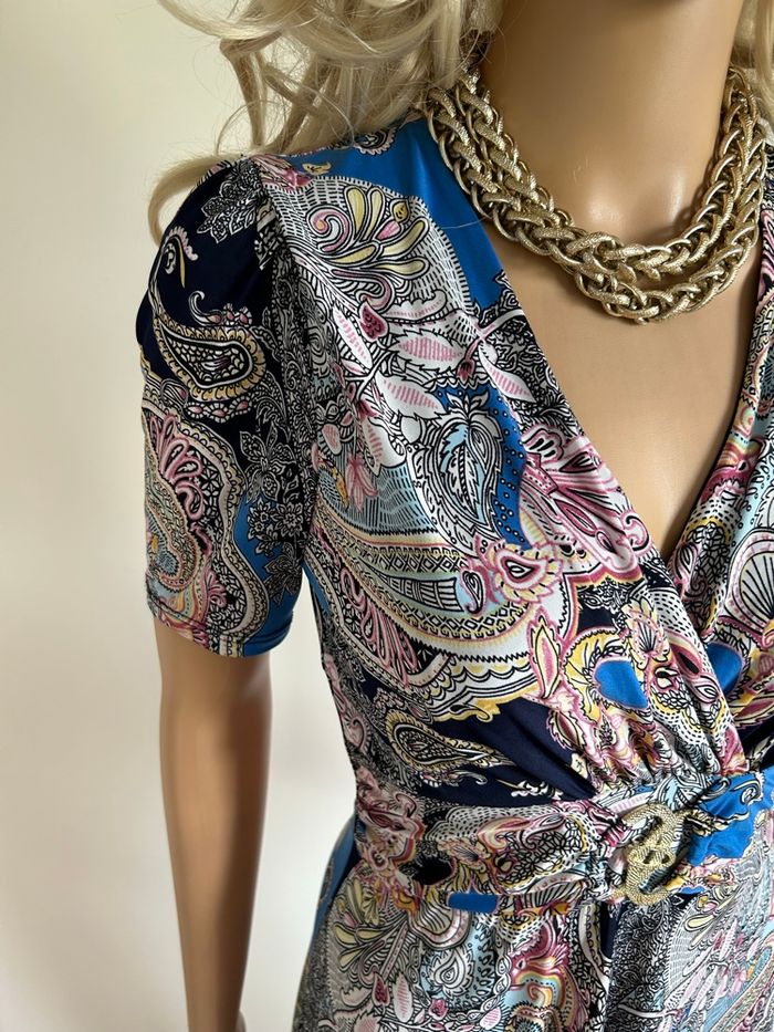 Robe imprimée neuve à manches courtes Morgan taille 34 (valeur 60€) - photo numéro 4