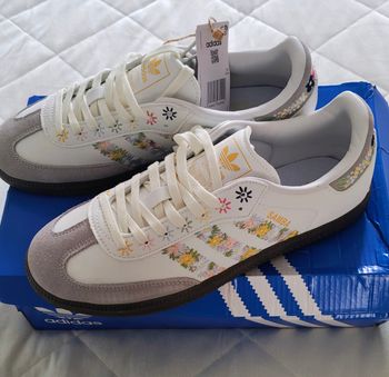 Adidas samba floral white 