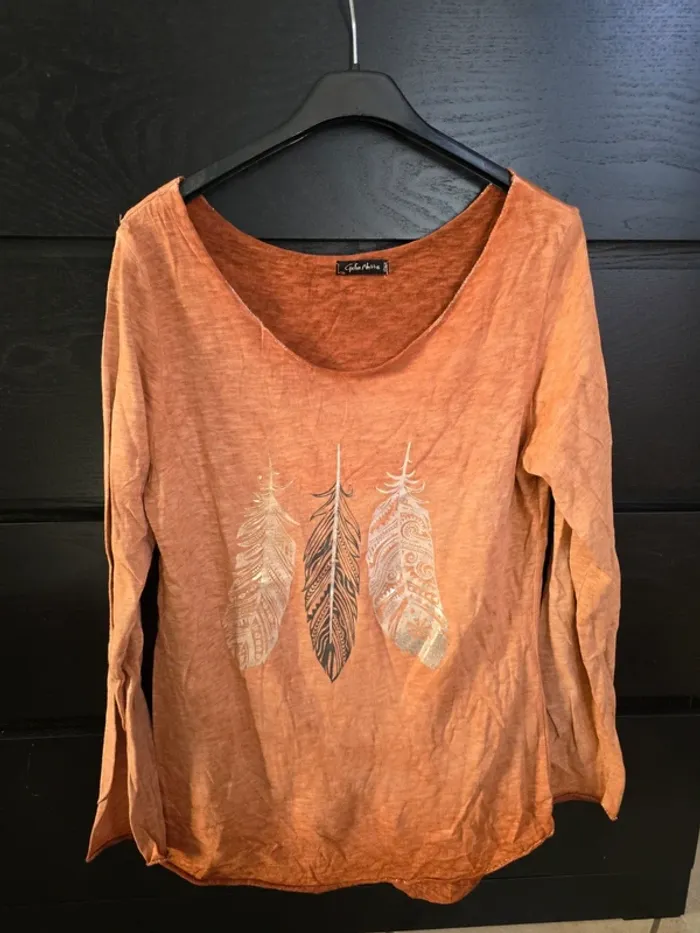 Tee-shirt manche longue Giulia Notte