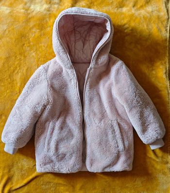 Manteau chaud réversible 5-6ans primark