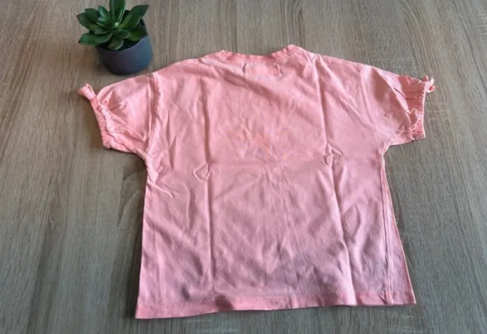 Tee shirt corail fluo - photo numéro 2