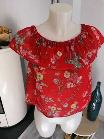 Blouse manches courtes m