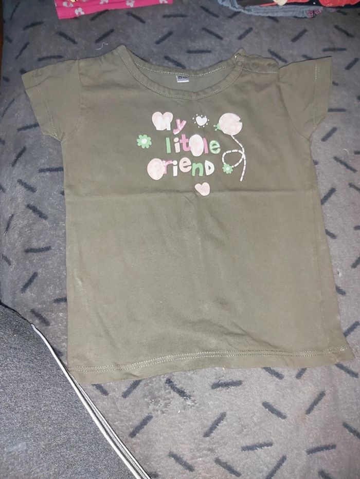 Tshirt kaki taille 86 zeeman
