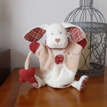 Baby Nat: Marionnette-doudou "Chien Mr OUAF"