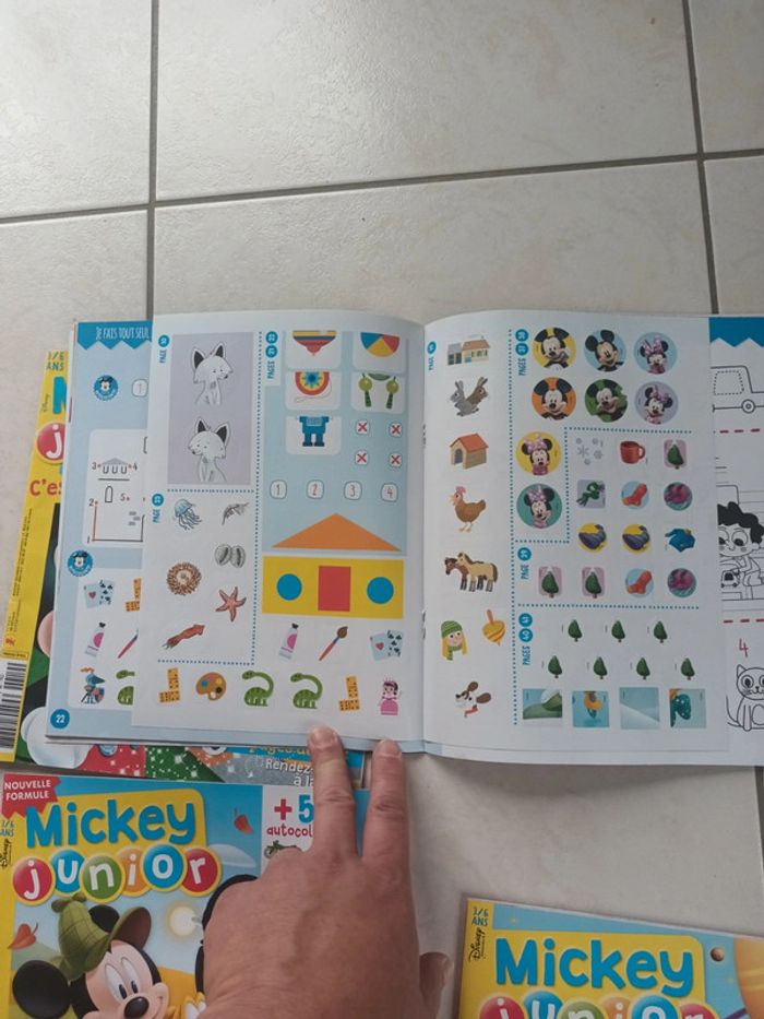 Lot de 4 magazines Mickey junior 3-6 ans - photo numéro 13