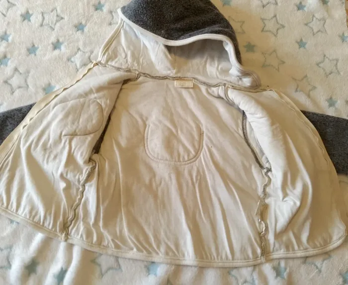 Manteau hiver gris - photo numéro 3