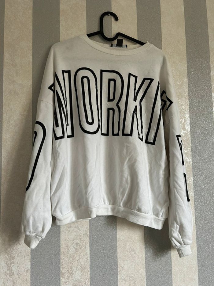 Pull Primark blanc taille 32