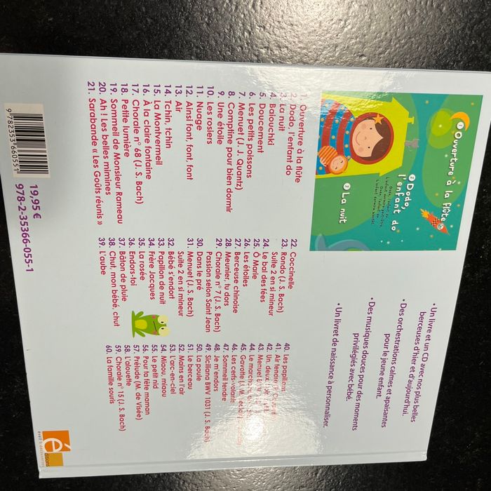 Livre et cd berceuses - photo numéro 2