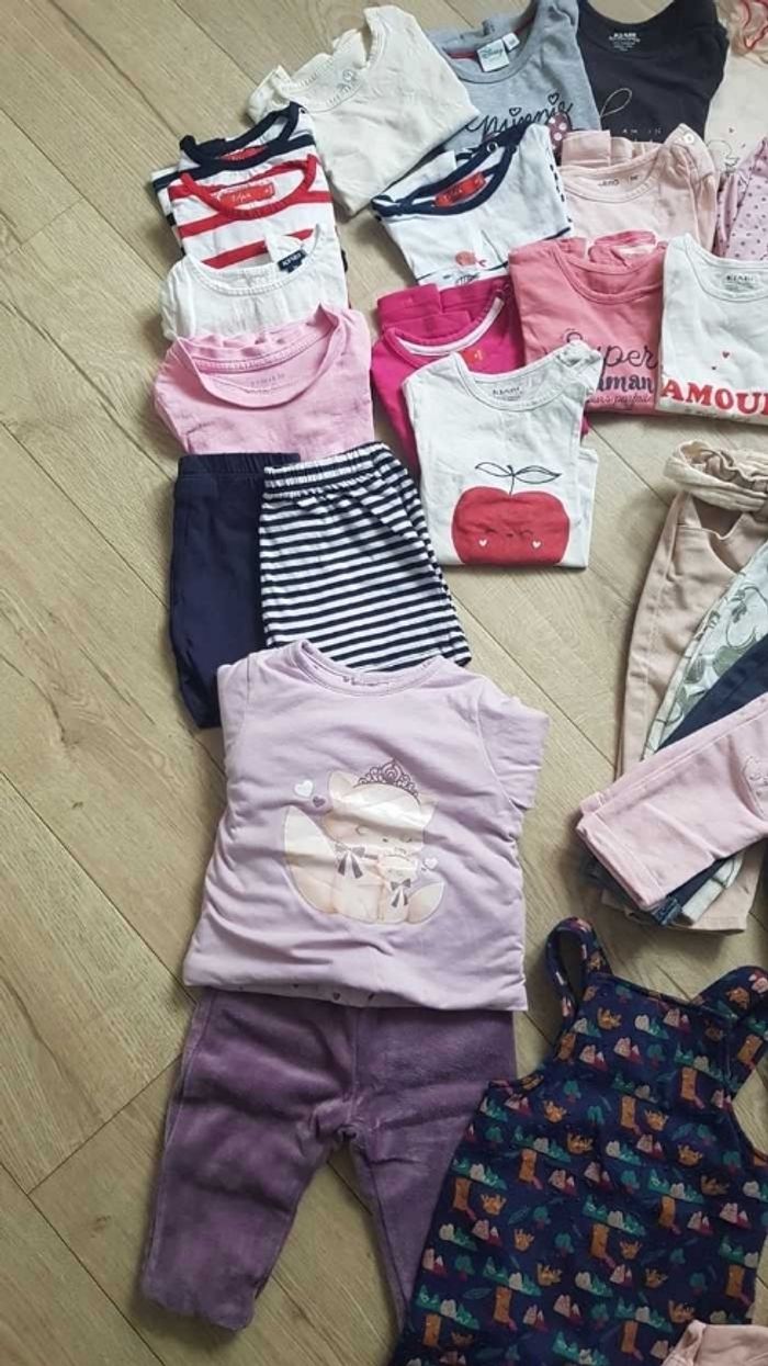 Lot vêtement bébé fille 9 mois 62 pièces prix négociable - photo numéro 3