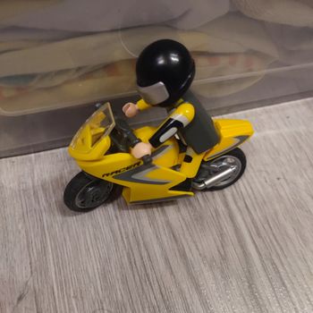 Playmobil 5116 moto de course manque béquille