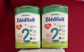 Lait 2ème âge Blédilait (6 à 12 mois) - 10€ pour 1 boîte