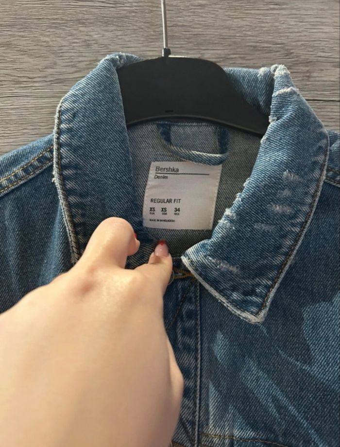 Veste en jean – Bershka – Taille XS - photo numéro 2