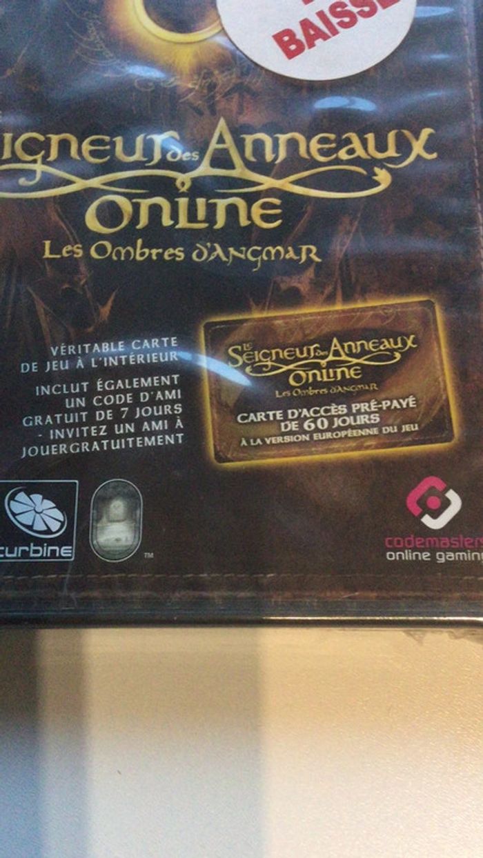 Jeu vidéo le seigneur des anneaux online avec carte - photo numéro 2