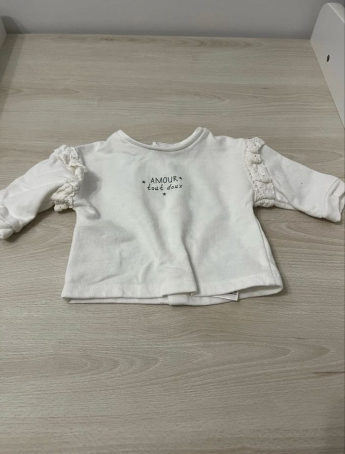 TEE shirt bébé fille 1 mois